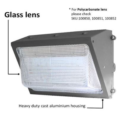 Picture of LED Wall Pack, 60 watts, 5000K, 6430 lms, Dimming 0-10V, 120M