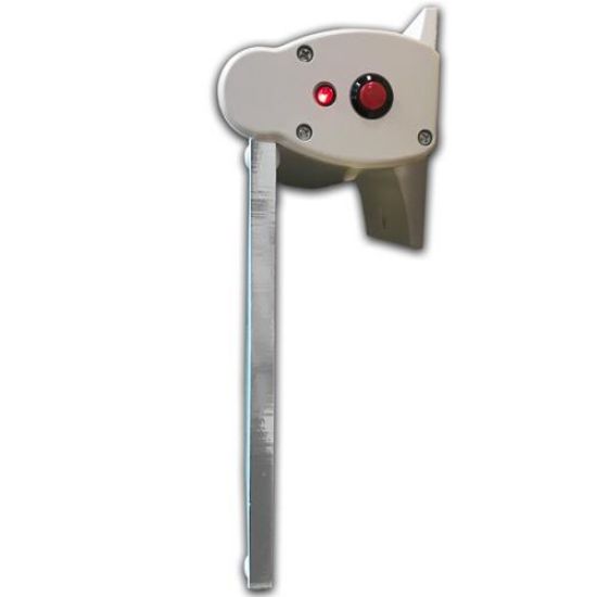 Picture of LED Edge-Lit Running Man Exit Sign, 3.5W Super Bright with Battery backup Combo, 120/347V