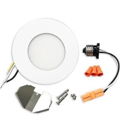 Picture of 4'' 8W 3000K 500Lm White LED Multiple Application Recessed Downlight