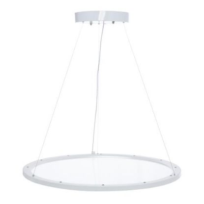 Picture of LED Circular Up and Down Light 50 watts 5000K, 5020 lms, 120V - 15 feet Aircraft Cable + Ceiling Canopy and 3-Wire power cord