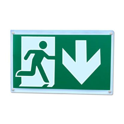 Picture of LED Edge-Lit Pictogram Sign - DOWN Arrow for 100404
