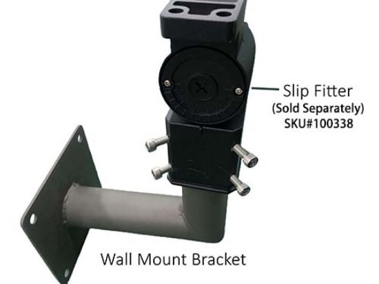 Picture of Wall Mount Bracket, 90 Degree, for 2-3/8 Slip Fitter ( fit for all series)