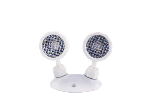 Picture of LED Emergency Remote Light, ABS, 2-Heads, 3.6-24VDC, 2X2 watts, 2X130 lms