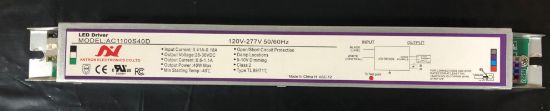 Picture of LED Driver, 40 watts, 28-36V DC Dimming 0-10V, Max. 1.1A, Damp Locations, 120M