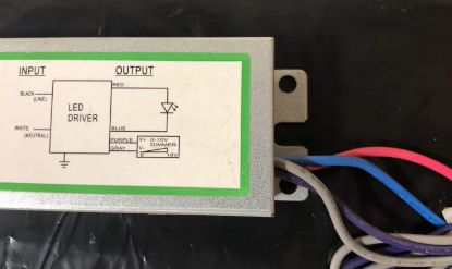 Picture of LED Driver, 80 watts, 28-36V DC Dimming 0-10V, Max. 2.10A, Damp Locations, 347V