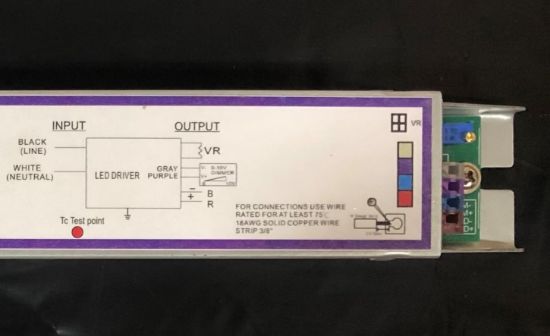 Picture of LED Driver, 54 watts, 28-36V DC, Dimming 0-10V, Max(1.0-1.5A), 120M