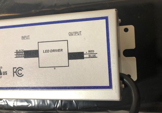 Picture of LED Driver, 200 watts, 25-42V DC, Max. 4.3A, Damp Location, 120M