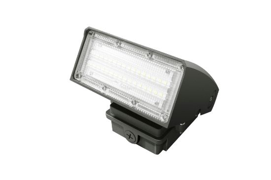 Picture of LED Wall Pack, 80 watts, built-in photocell, 5000K, 11067 lms,  IP 65 Rated, 120-347V