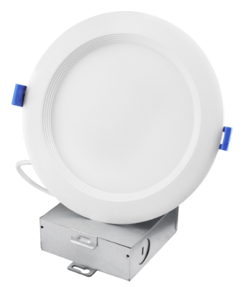 Picture of 6" LED Slim Baffle Light, 12 watts, 1090 lms, Pre-select 5 CCT, Dimming 10-100%, 120V, Round