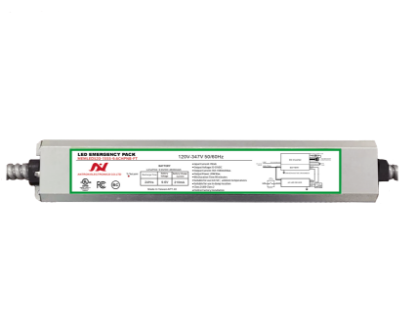Picture of LED Emergency Pack, 20 watts, 15-55V DC, Min. 90 mins, Battery 9.6V, 120-347V, with Flexible Conduit