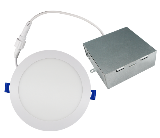 Picture of 8" Slim LED Light Panel, 18 watts, 1476 lms, Dimmable, Pre-select 5 CCT, 120V, ROUND