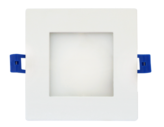 Picture of 4'' Slim LED Light Panel, 12 watts, 700 lms, Dimmable, Pre-select 5 CCT, 120V, SQUARE, Damp Location
