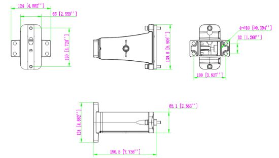 Picture of FDFL Universal Arm Mounting for Square and Round Poles, NOT for the Pro-series