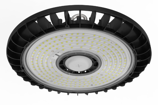 Picture of LED Highbay UFO Pro-Series, 100 watts, 5000K, 16434 lms, IP65 Rated, 8.5 ft Power Cord, Dimming 0-10V, 120-347V