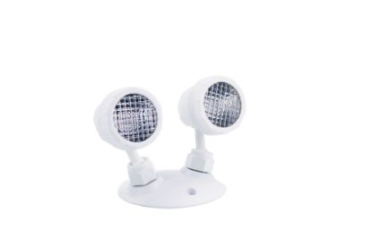 Picture of LED Emergency Remote Light, ABS, 2-Heads, 5-24VDC, 2X5 watts, 2X350 lms