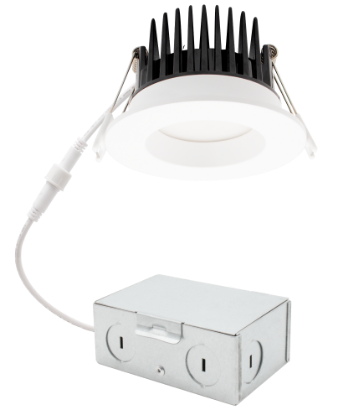 Picture of 3'' Regressed Module Downlight, 10 watts, 650 lms, Pre-select 5 CCT, Triac Dimming, 120V, Round, Wet Location