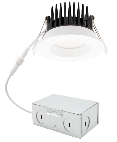 Picture of 3'' Regressed Module Downlight, 10 watts, 820 lms, Pre-select 5 CCT, Triac Dimming, 120V, Round, Wet Location