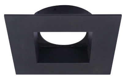 Picture of 4'' Regressed Module Downlight Trim, Black, Square