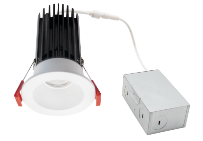 Picture of 2'' Recessed Downlight, 15 watts, 1230 lms, Pre-select 5 CCT, Triac Dimming, 120V, Round, Wet Location