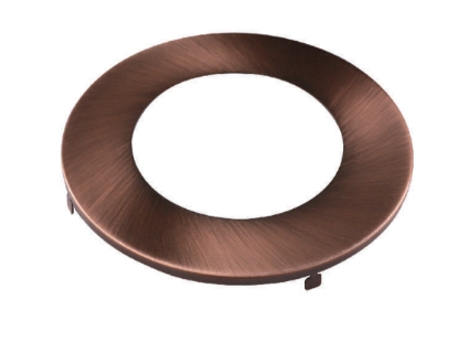 Picture of 4" Round Ring for Light Panel, Copper