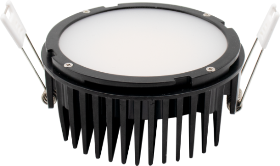 Picture of 4'' Regressed Module Downlight, 15 watts, 1230 lms, Pre-select 5 CCT, Triac Dimming, 120V, Round, Wet Location