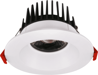 Picture of 4'' Recessed Downlight, 12 watts, 800 lms, CRI 90+, Pre-select 5 CCT, Triac Dimming, 120V, White, Round, Wet Location