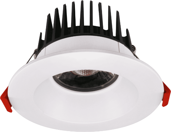 Picture of 4'' Recessed Downlight, 12 watts, 800 lms, CRI 90+, Pre-select 5 CCT, Triac Dimming, 120V, White, Round, Wet Location