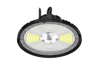 Picture of LED Highbay UFO Multi-Series, Pre-Select 3 Wattage 80-120-150 watts, Pre-Select 3 CCT 3K-4K-5K, 12394 -23699 lms, IP65 Rated, 9 ft Power Cord, 120-347V