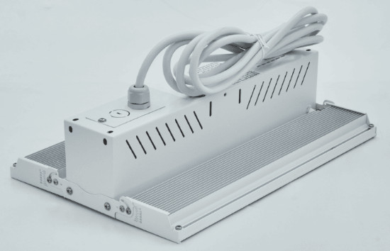 Picture of FDL LED Foldable Adjustable Beam Angle Linear Highbay, Pre-Select 3 Wattage 80-100-150 watts, Pre-Select 3 CCT 3500K-4000K-5000K, up to 150 lms/W, Dimmable 0-10V, Pre-adjustable angle 0-60°, 120-347V