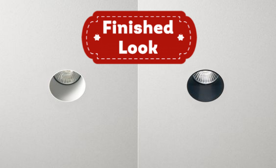 Picture of 2'' Trimless LED Downlight, 15 watts, Triac Dimming, 1150 lms, 5 CCT Switchable, 120V, Wet Location, Square, White