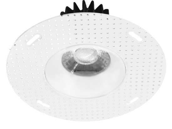 Picture of 3.5'' Trimless LED Downlight, 12 watts, Triac Dimming, 985 lms, 5 CCT Switchable, 120V, Wet Location, Round, White