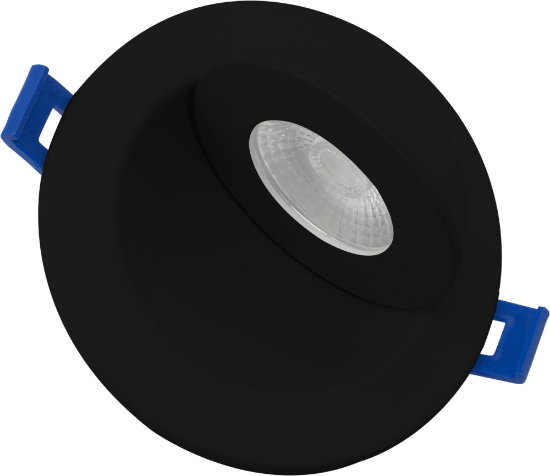 Picture of 3" LED Floating Gimbal, 8 watts, CRI 90+, Pre-select 5 CCT, 700 lms, Dimmable 10-100%, 120V, Round, Black