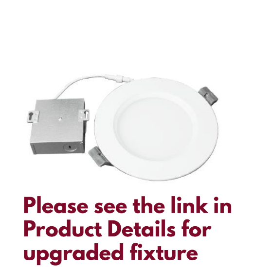 Picture of 4'' Slim Baffle LED Light, 12 watt, 3-4-5K, Dimming 10-100%, 120V, Round