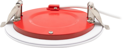 Picture of 3'' LED Recessed Downlight, 2-hours Fire Rated, 8 watts, 656lms, Pre-select 5 CCT, Triac Dimming, 120V, Round, Wet Location, White