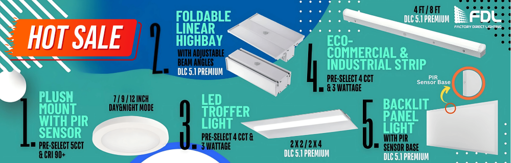 FDL New Product Arriving 2024 | Factory Direct Lighting